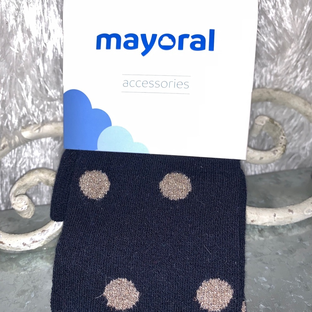 NWT MAYORAL GIRLS POLKA DOT TIGHTS